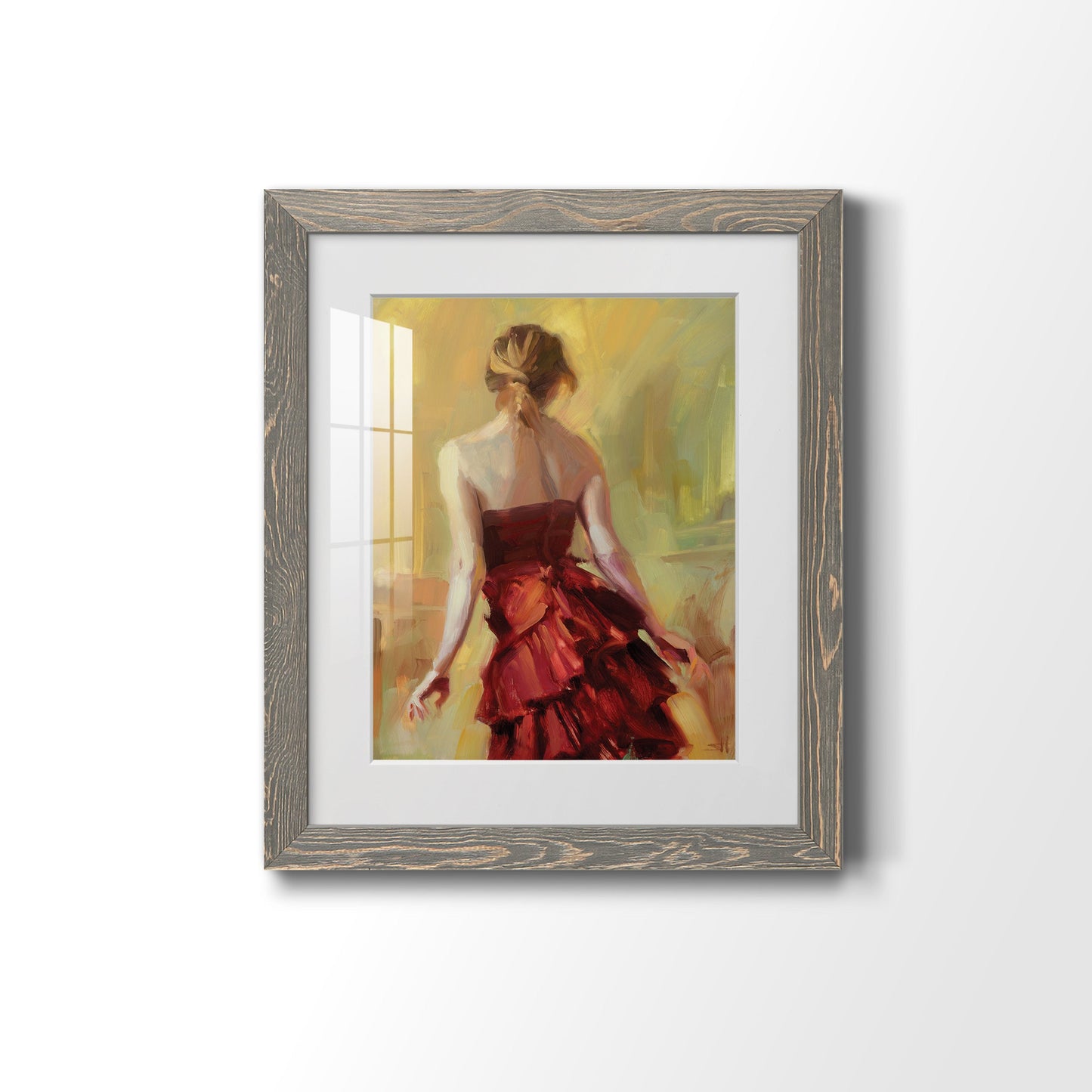 Copper Reflection - Premium Framed Print - Distressed Barnwood Frame - Ready to Hang