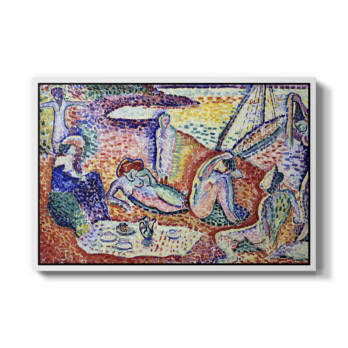Luxe, Calme et Volupté, 1904 - Floater Framed Canvas Print