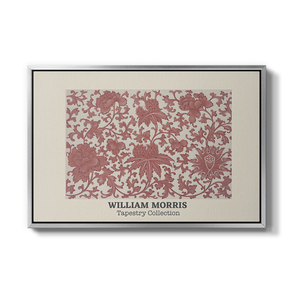 Examples of Chinese Ornament, Pl. XCIII (Morris Inspired), 1867 - Floater Framed Canvas Print