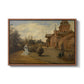 The Country House of Gustave Coûteaux, 1871 - Floater Framed Canvas Print