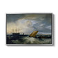 Sheerness as Seen from the Nore, 1808 - Floater Framed Canvas Print