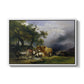 The Harvest Wagon (Der Heuwagen), c. 1850 - Floater Framed Canvas Print