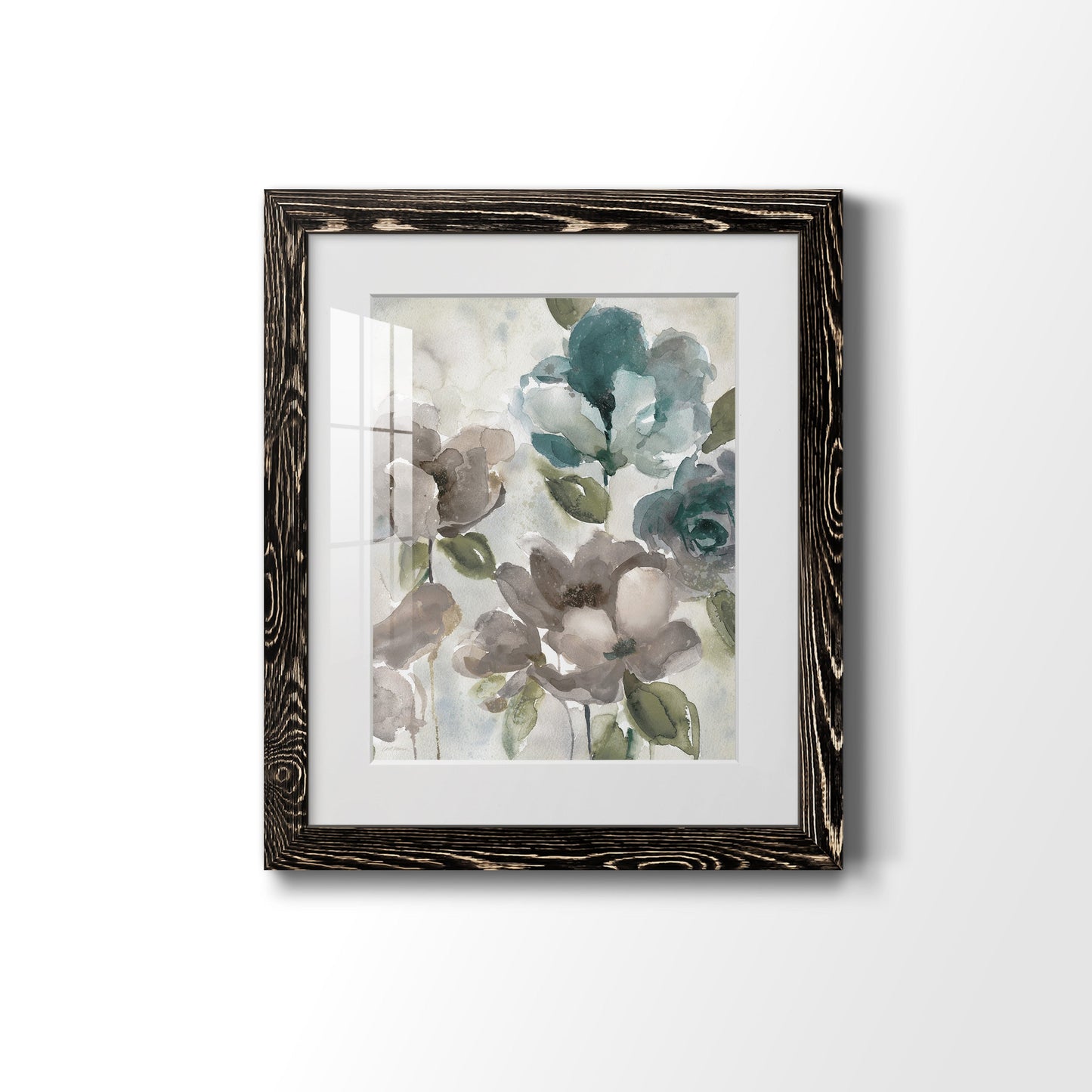 Topaz Garden II - Barnwood Framed Art Print