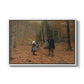 The Woodman and his Children, 1886 - Floater Framed Canvas Print