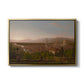 View of Florence from San Miniato, 1837 - Floater Framed Canvas Print