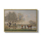 Cows in a Marshy Landscape, c. 1873-1874 - Floater Framed Canvas Print