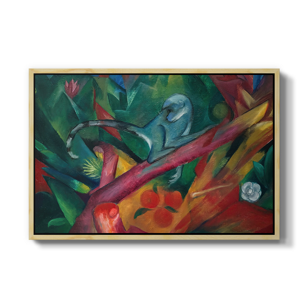 The Monkey, 1912 - Floater Framed Canvas Print