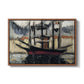 Two Boats Side by Side, Port of Marseilles, c. 1916 - Floater Framed Canvas Print