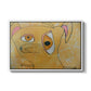 Cubist Dog with Stars (Student Art) - Floater Framed Canvas Print