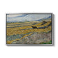 Enclosed Field with Ploughman, 1889 - Floater Framed Canvas Print