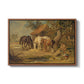 The Midday Meal, 1835 - Floater Framed Canvas Print