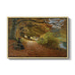 A Wooded Path in Autumn, 1902 - Floater Framed Canvas Print