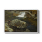 By the Mill Pond (En Mølledam), 1850 - Floater Framed Canvas Print