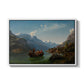 Bridal Procession on the Hardangerfjord, 1848 - Floater Framed Canvas Print