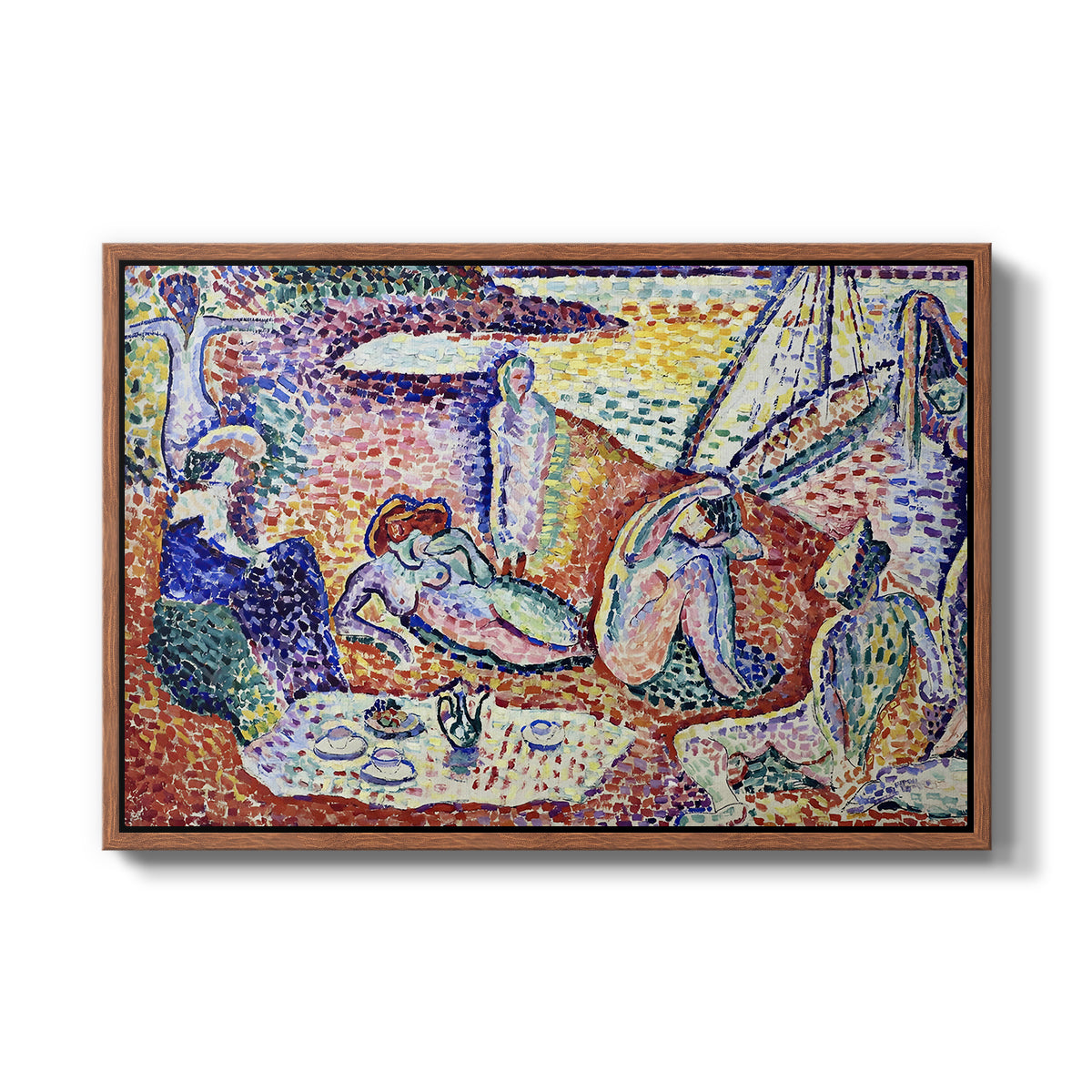 Luxe, Calme et Volupté, 1904 - Floater Framed Canvas Print