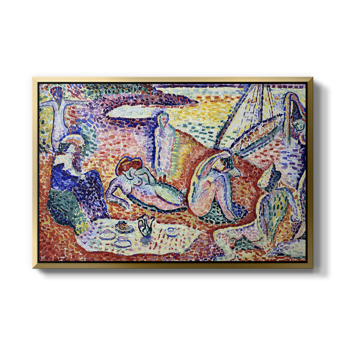 Luxe, Calme et Volupté, 1904 - Floater Framed Canvas Print