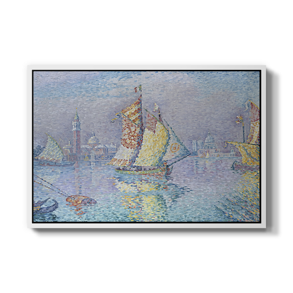 Venice, the Yellow Sail, 1904 - Floater Framed Canvas Print