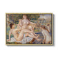 The Large Bathers, 1884-1887 - Floater Framed Canvas Print