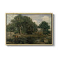 Forest of Fontainebleau, 1846 - Floater Framed Canvas Print