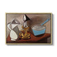 Jug, Candle, and Enamel Pan, 1950 - Floater Framed Canvas Print