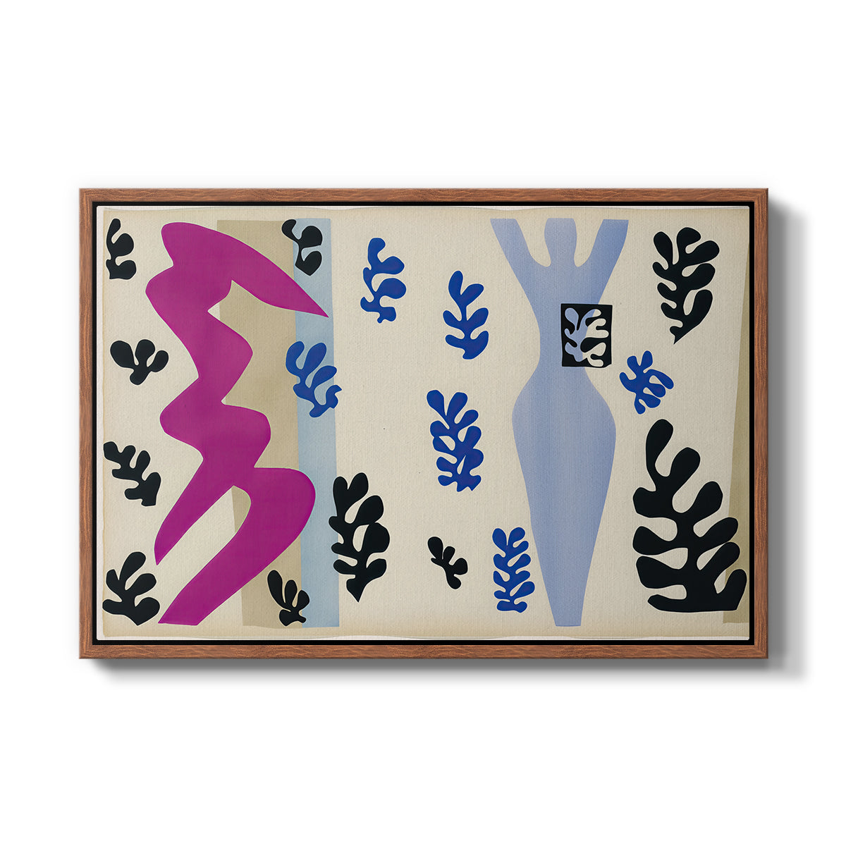 The Knife Thrower (Le lanceur de couteaux), from Jazz, 1947 - Floater Framed Canvas Print