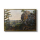 Landscape with the Balbersteine near Miesenbach, 1839 - Floater Framed Canvas Print