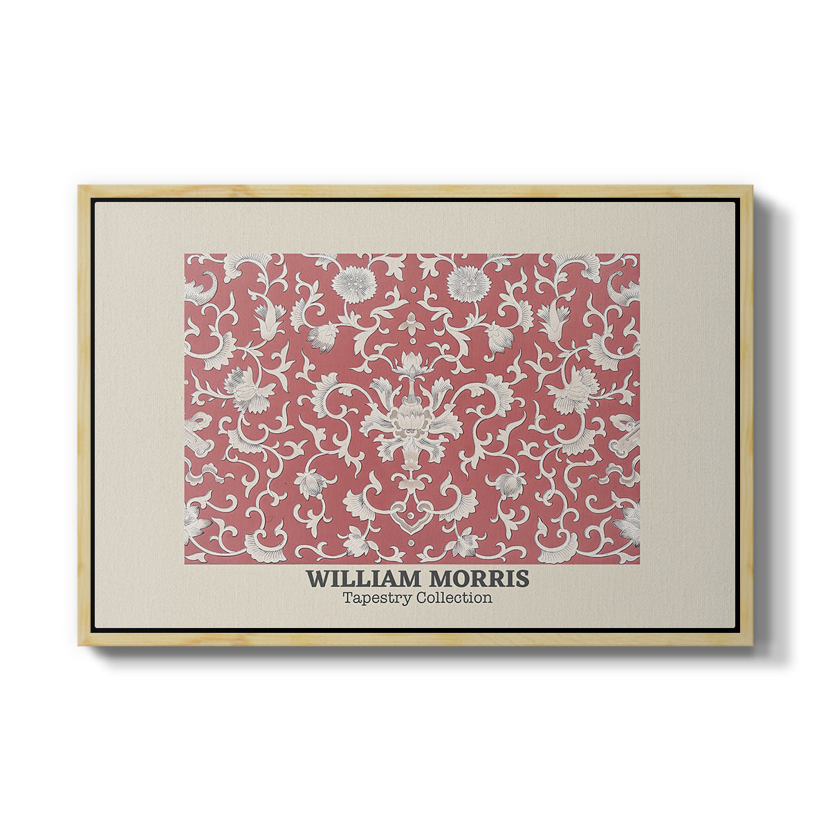 Examples of Chinese Ornament, Pl. XCV (Morris Inspired), 1867 - Floater Framed Canvas Print