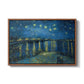 Starry Night Over the Rhône, 1888 - Floater Framed Canvas Print