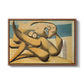 Figures at the Seaside (The Kiss), 1931 - Floater Framed Canvas Print
