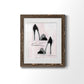 Shoes That Dazzle II - Barnwood Framed Art Print