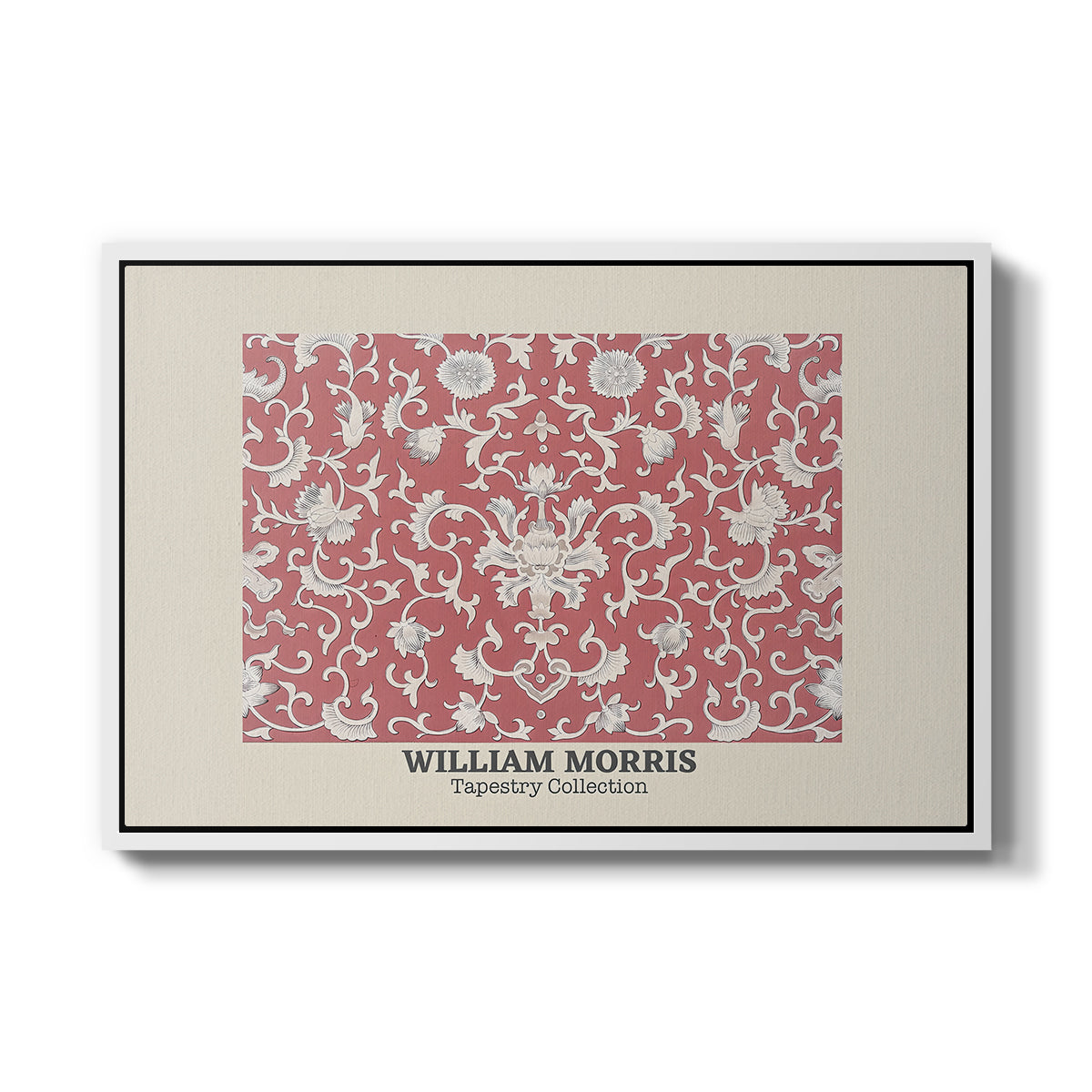 Examples of Chinese Ornament, Pl. XCV (Morris Inspired), 1867 - Floater Framed Canvas Print