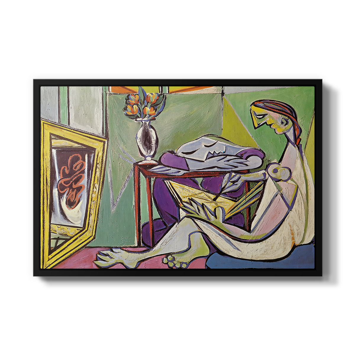 The Muse, 1935 - Floater Framed Canvas Print