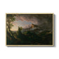The Course of Empire: The Savage State, 1834 - Floater Framed Canvas Print