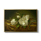 Magnolias on Gold Velvet Cloth, c. 1888-1890 - Floater Framed Canvas Print
