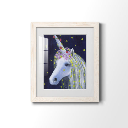 Unicorn IV - Premium Framed Print - Distressed Barnwood Frame - Ready to Hang