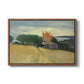 Fields of Wheat in Cagnes, 1918 - Floater Framed Canvas Print