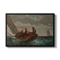 Breezing Up (A Fair Wind), 1873-1876 - Floater Framed Canvas Print