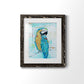 Island Parrot I - Premium Framed Print - Distressed Barnwood Frame - Ready to Hang