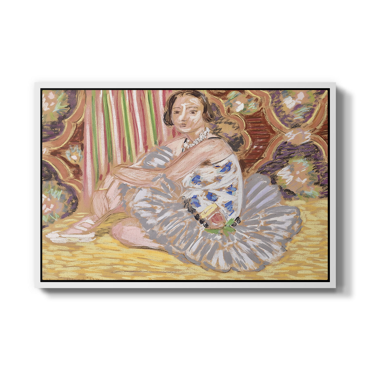 The Dancer (La danseuse), c. 1927 - Floater Framed Canvas Print