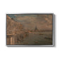 Somerset House Terrace from Waterloo Bridge, c. 1819 - Floater Framed Canvas Print
