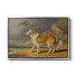 Rough-Coated Collie, 1809 - Floater Framed Canvas Print