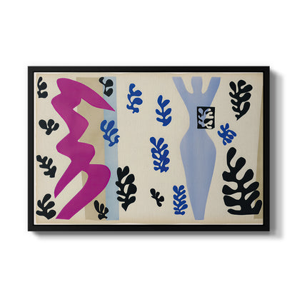 The Knife Thrower (Le lanceur de couteaux), from Jazz, 1947 - Floater Framed Canvas Print