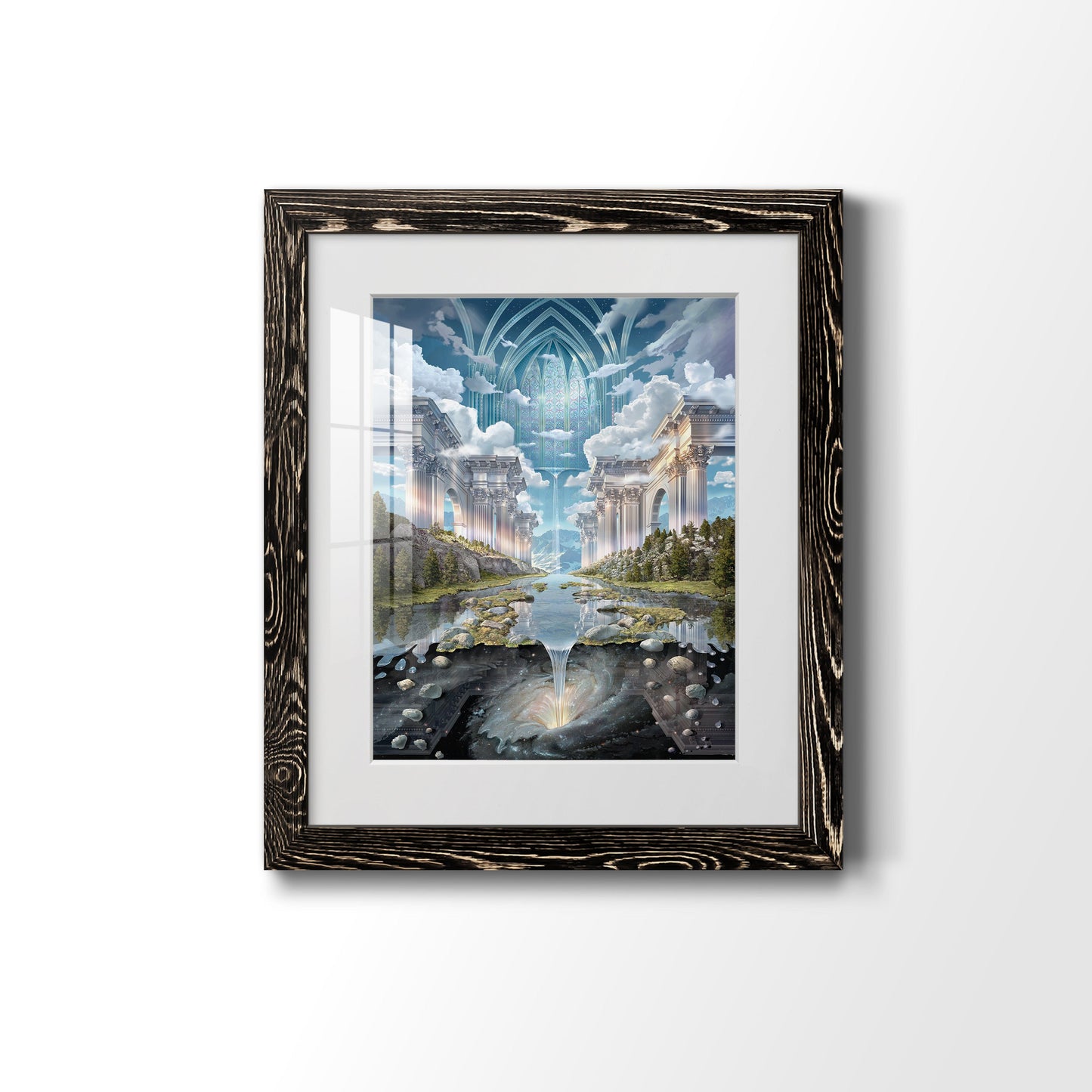 Genesis II - Premium Framed Print - Distressed Barnwood Frame - Ready to Hang