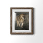 Morning Walk in Masai Mara - Premium Framed Print - Distressed Barnwood Frame - Ready to Hang