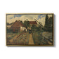 Garden of a Florist (The Flower Garden), 1864 - Floater Framed Canvas Print