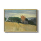 Fields of Wheat in Cagnes, 1918 - Floater Framed Canvas Print