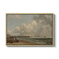 Yarmouth Jetty, 1822 - Floater Framed Canvas Print