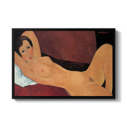 Reclining Nude (Nu couché), 1917 - Floater Framed Canvas Print
