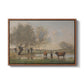 Cows in a Marshy Landscape, c. 1873-1874 - Floater Framed Canvas Print