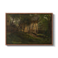 German Farm, 1859 - Floater Framed Canvas Print